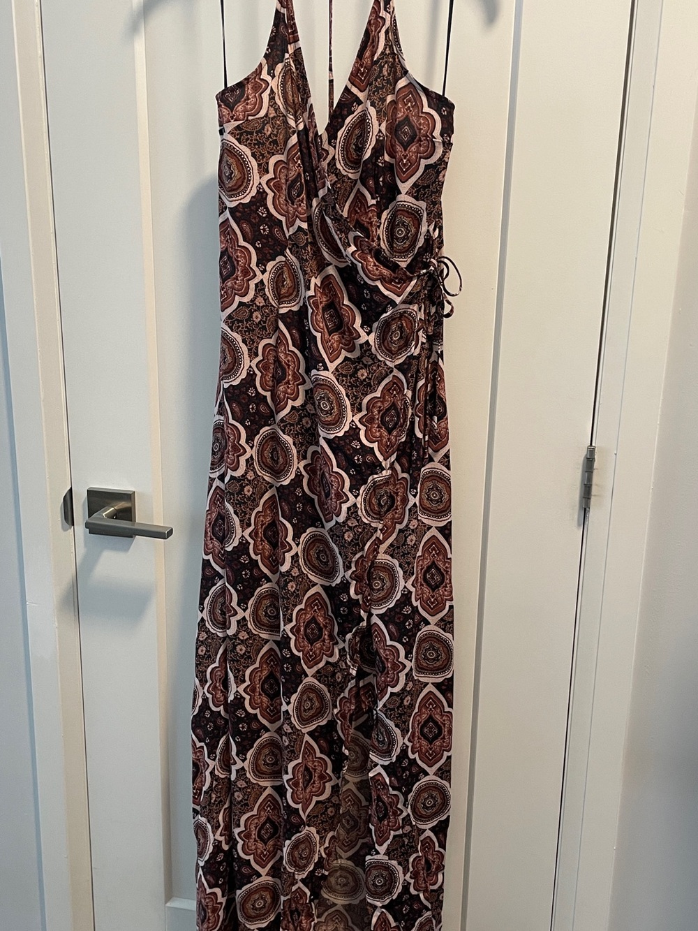 Forever 21 Printed Wrap Maxi Dress
